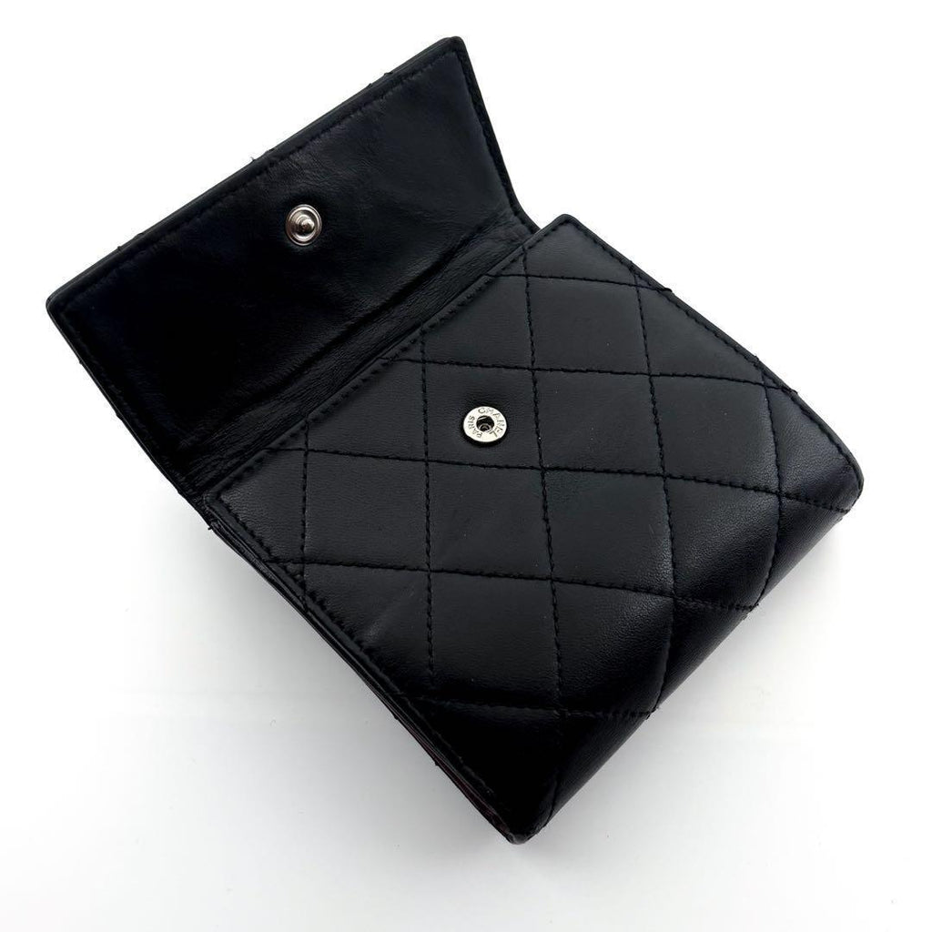 Chanel Wallet Quilted Lamb Hook Bifold — view 5