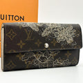 Louis Vuitton Limited Portefeuille Sarah Dantelle Flower Monogram Wallet