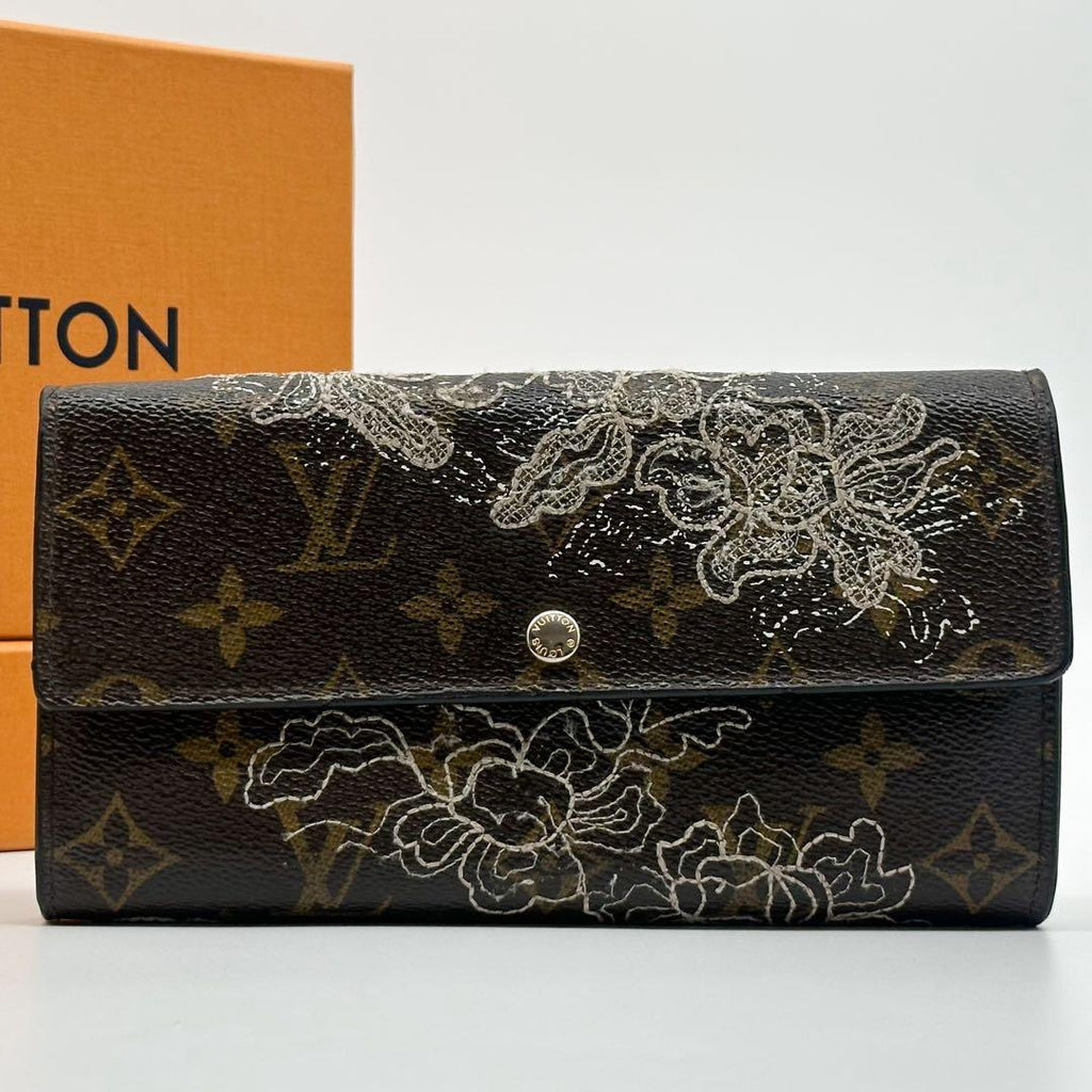 Louis Vuitton Limited Portefeuille Sarah Dantelle Flower Monogram Wallet — view 2