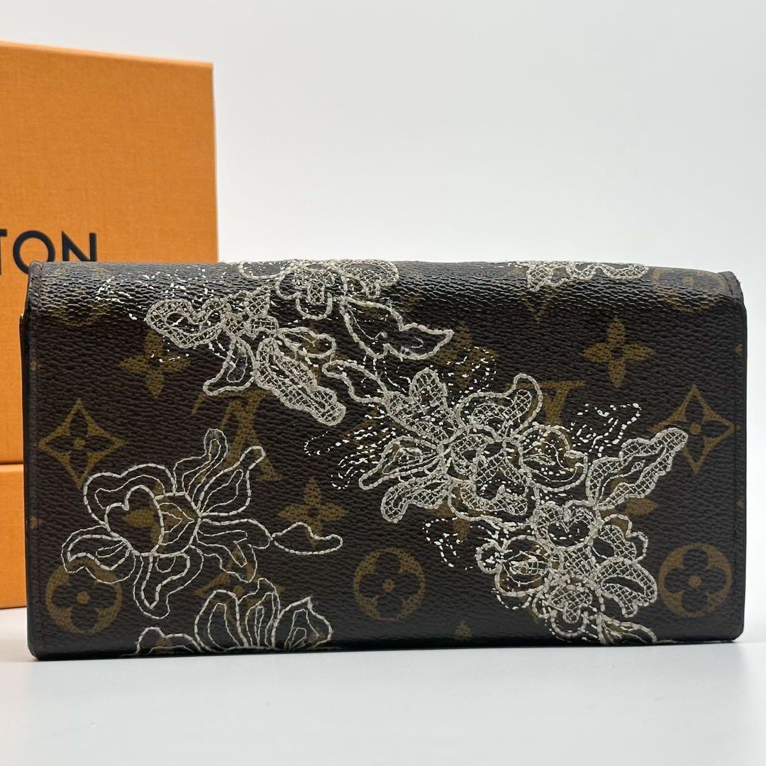 Louis Vuitton Limited Portefeuille Sarah Dantelle Flower Monogram Wallet — view 3