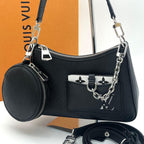 Louis Vuitton Epi Marais Rini Shoulder Bag Pouch Black