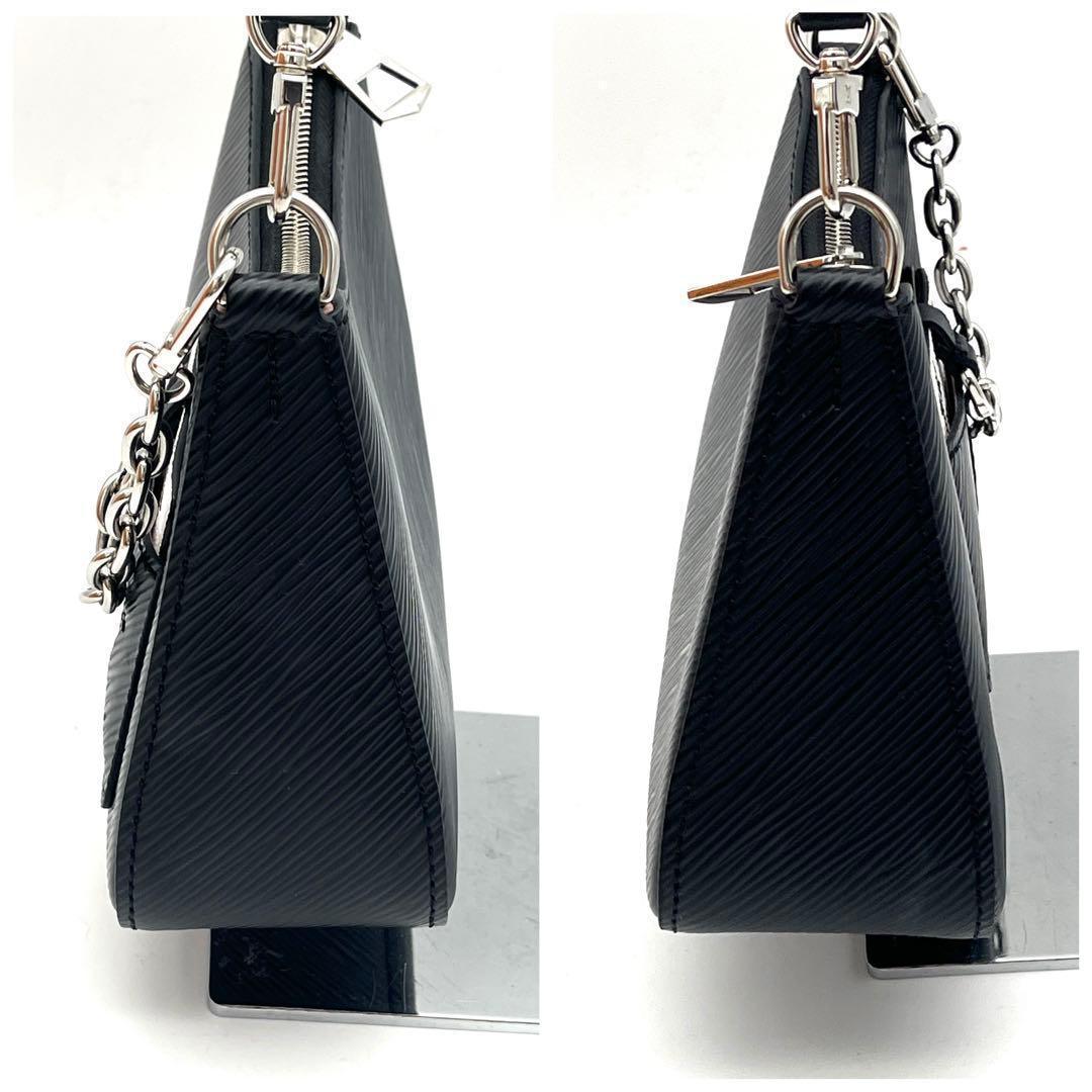 Louis Vuitton Epi Marais Rini Shoulder Bag Pouch Black — view 5
