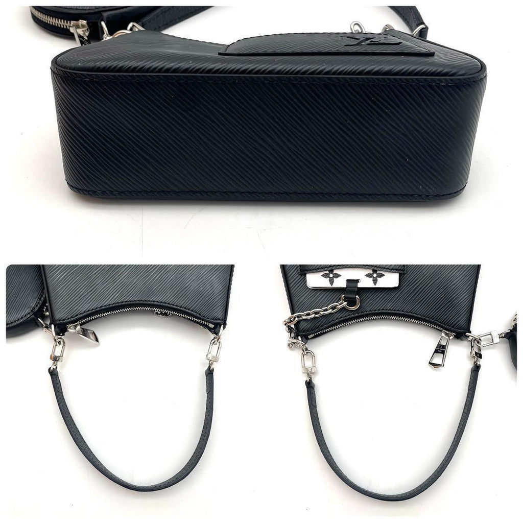 Louis Vuitton Epi Marais Rini Shoulder Bag Pouch Black — view 6