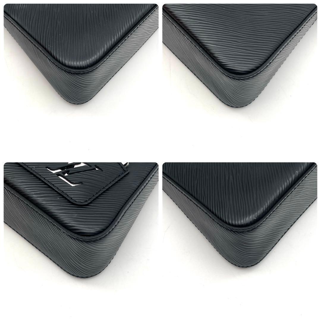 Louis Vuitton Epi Marais Rini Shoulder Bag Pouch Black — view 7