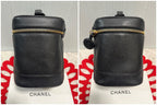 Chanel Vanity Caviar Leather Black Gold — view 3