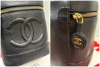Chanel Vanity Caviar Leather Black Gold — view 6