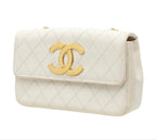 Chanel Jumbo CC Logo Mini Bicolor Chain Shoulder — view 4