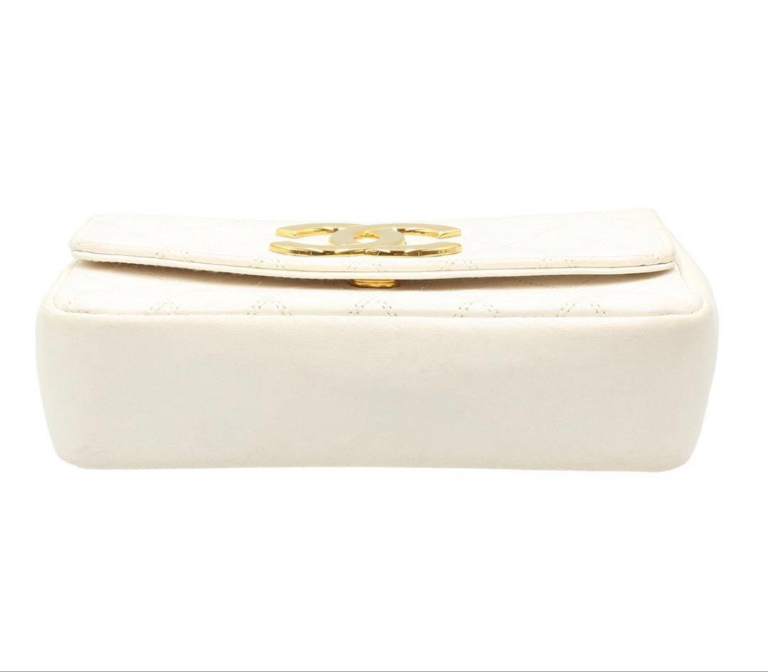 Chanel Jumbo CC Logo Mini Bicolor Chain Shoulder — view 6