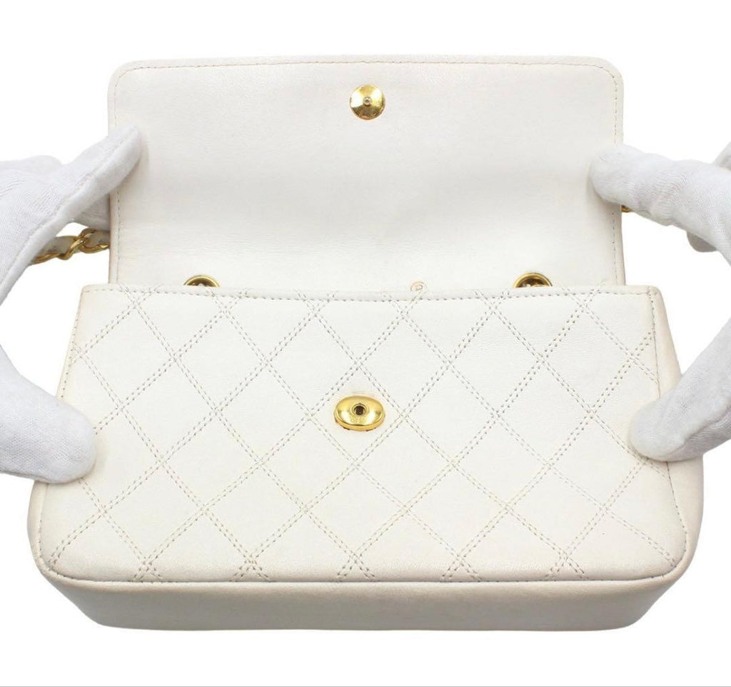 Chanel Jumbo CC Logo Mini Bicolor Chain Shoulder — view 8