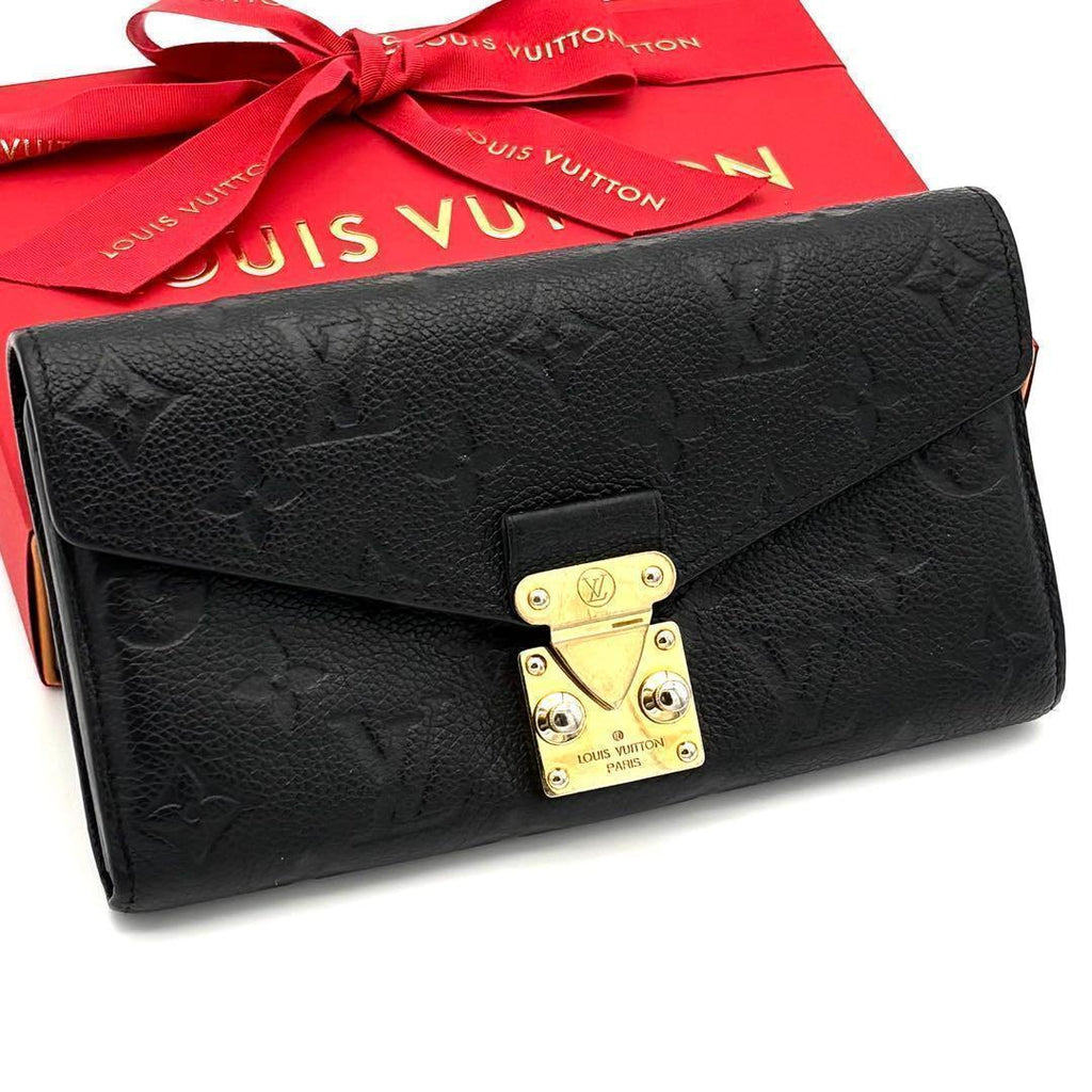 Louis Vuitton Monogram Empreinte Portefeuille Sarah Metis Wallet