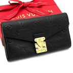Louis Vuitton Monogram Empreinte Portefeuille Sarah Metis Wallet