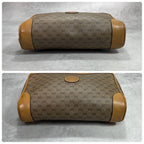 Gucci GG Clutch Brown Beige Logo Leather — view 6