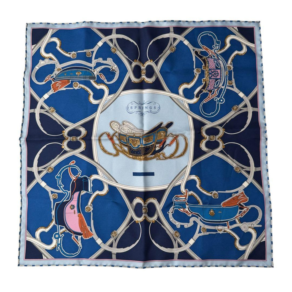 Hermes Carre 45 Spring Remix Silk Scarf Gavroche — view 2