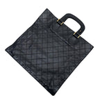 Chanel Quilted Lambskin Mini CC Logo Hand Tote — view 3