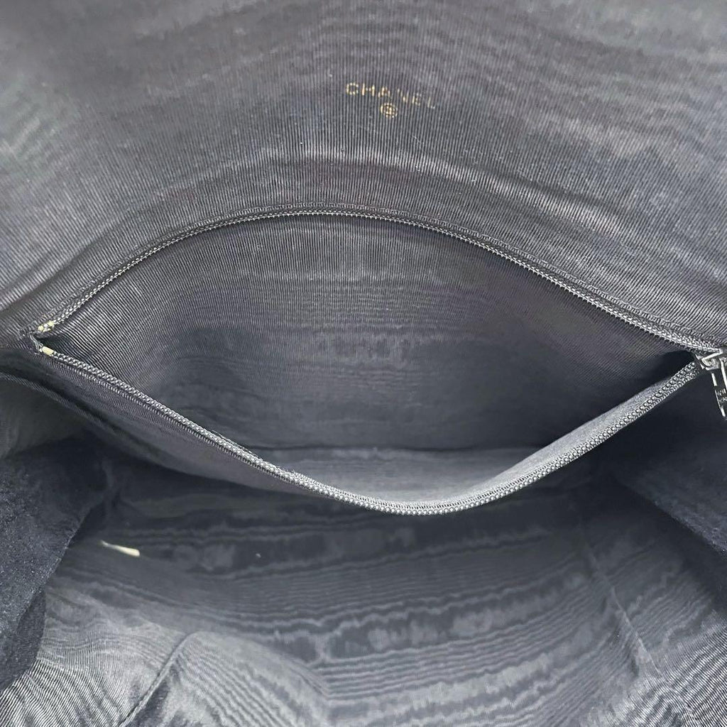 Chanel Quilted Lambskin Mini CC Logo Hand Tote — view 9