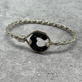 Gucci Horseshoe Twist Bangle Ebony Bracelet
