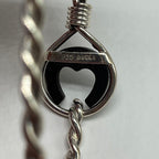 Gucci Horseshoe Twist Bangle Ebony Bracelet — view 7