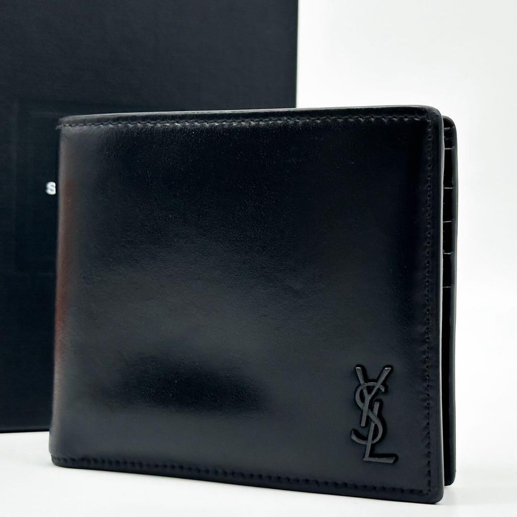 Saint Laurent Tiny Cassandra Bifold Compact Billfold Wallet