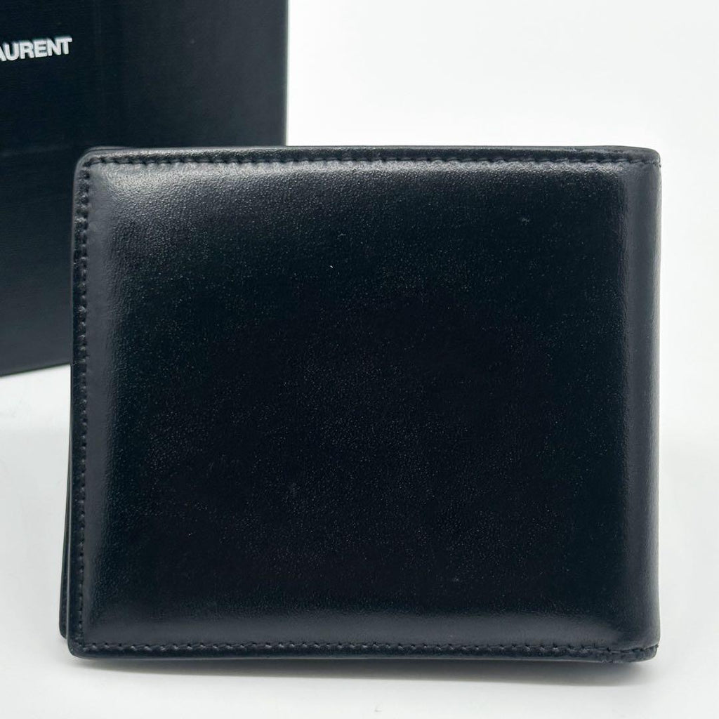 Saint Laurent Tiny Cassandra Bifold Compact Billfold Wallet — view 3