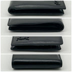 Saint Laurent Tiny Cassandra Bifold Compact Billfold Wallet — view 4