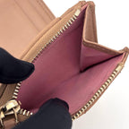Chanel Quilted CC Logo Bifold Wallet Beige Caviar Leather — view 5