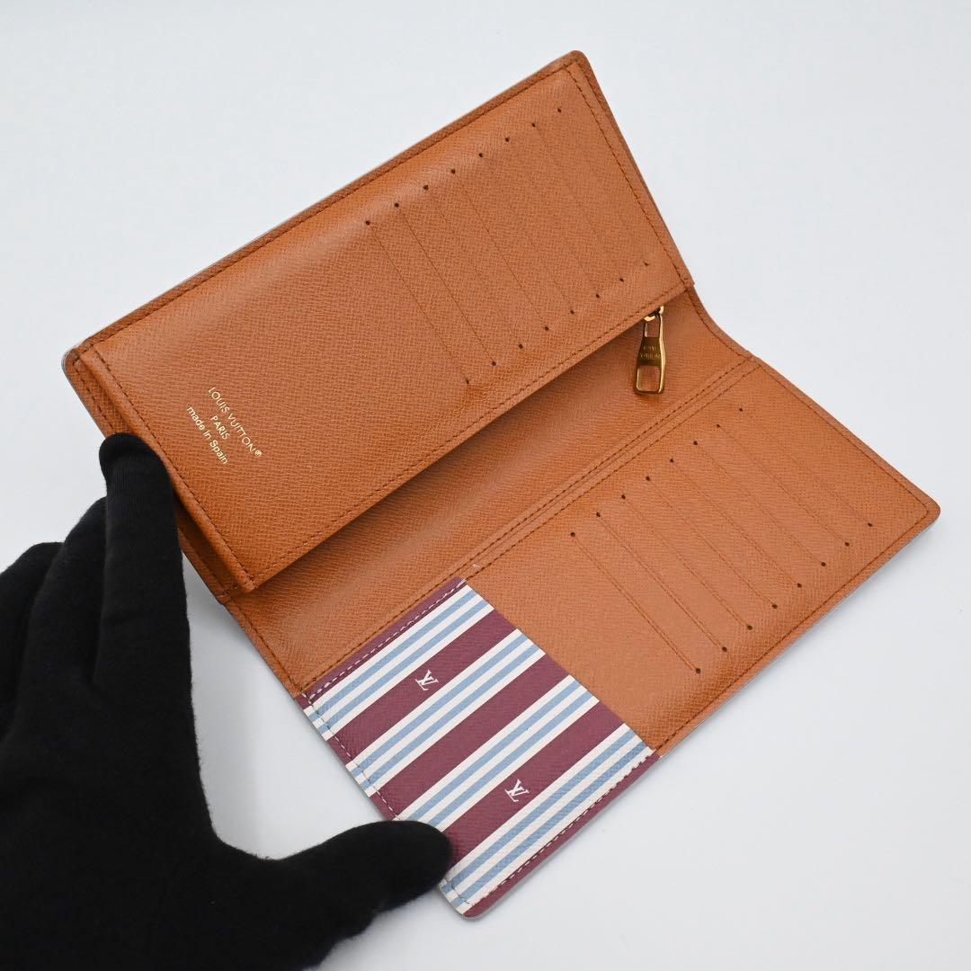 Louis Vuitton Heritage Portefeuille Brazza Wallet Beige — view 3