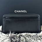 Chanel Wallet Coco Stitch Caviar Round — view 2