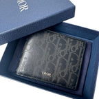 Dior Oblique Galaxy Bifold Wallet Without Coin Purse