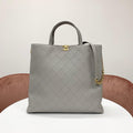 Chanel Caviar Leather Quilted CC Logo Turnlock Chain Bag