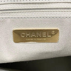 Chanel Caviar Leather Quilted CC Logo Turnlock Chain Bag — view 7