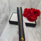 Gucci Guccissima Wallet Navy GG Leather — view 9