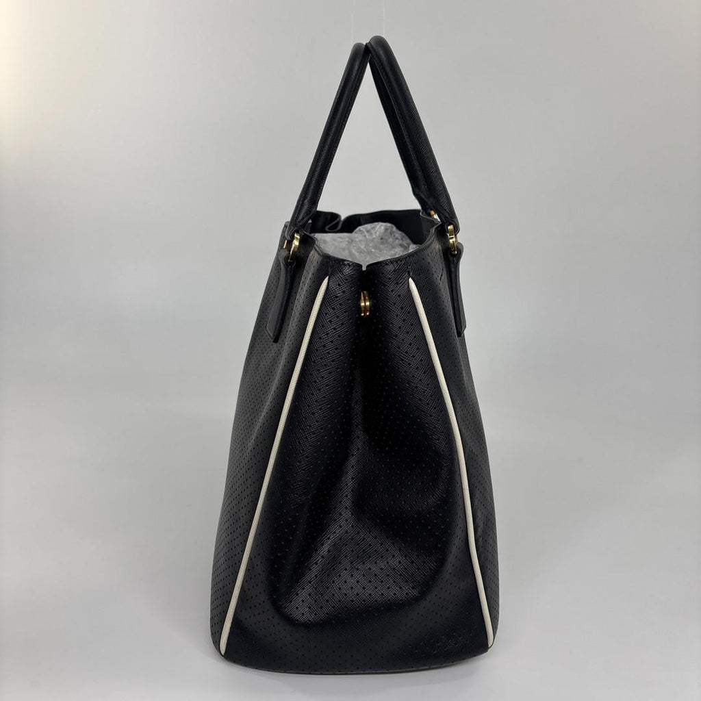 Prada Super Saffiano Leather Black Tote — view 4