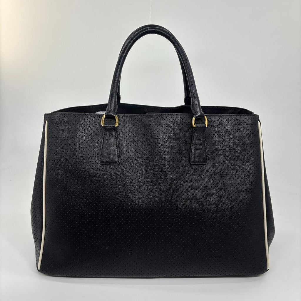Prada Super Saffiano Leather Black Tote — view 5