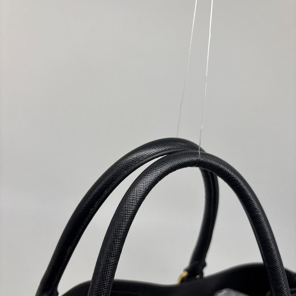 Prada Super Saffiano Leather Black Tote — view 6