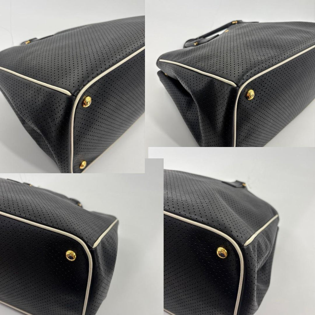 Prada Super Saffiano Leather Black Tote — view 8