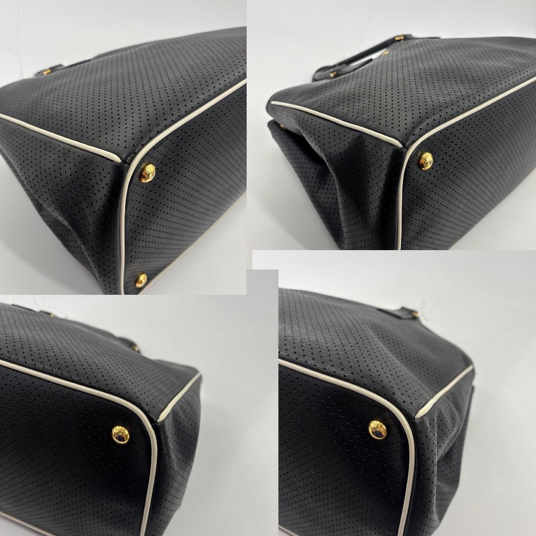 Prada Super Saffiano Leather Black Tote — view 8