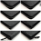 Louis Vuitton Wallet Zippy Monogram Shadow Black — view 8