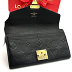 Louis Vuitton Wallet Portefeuille Sarah Metis Empreinte Black — view 3