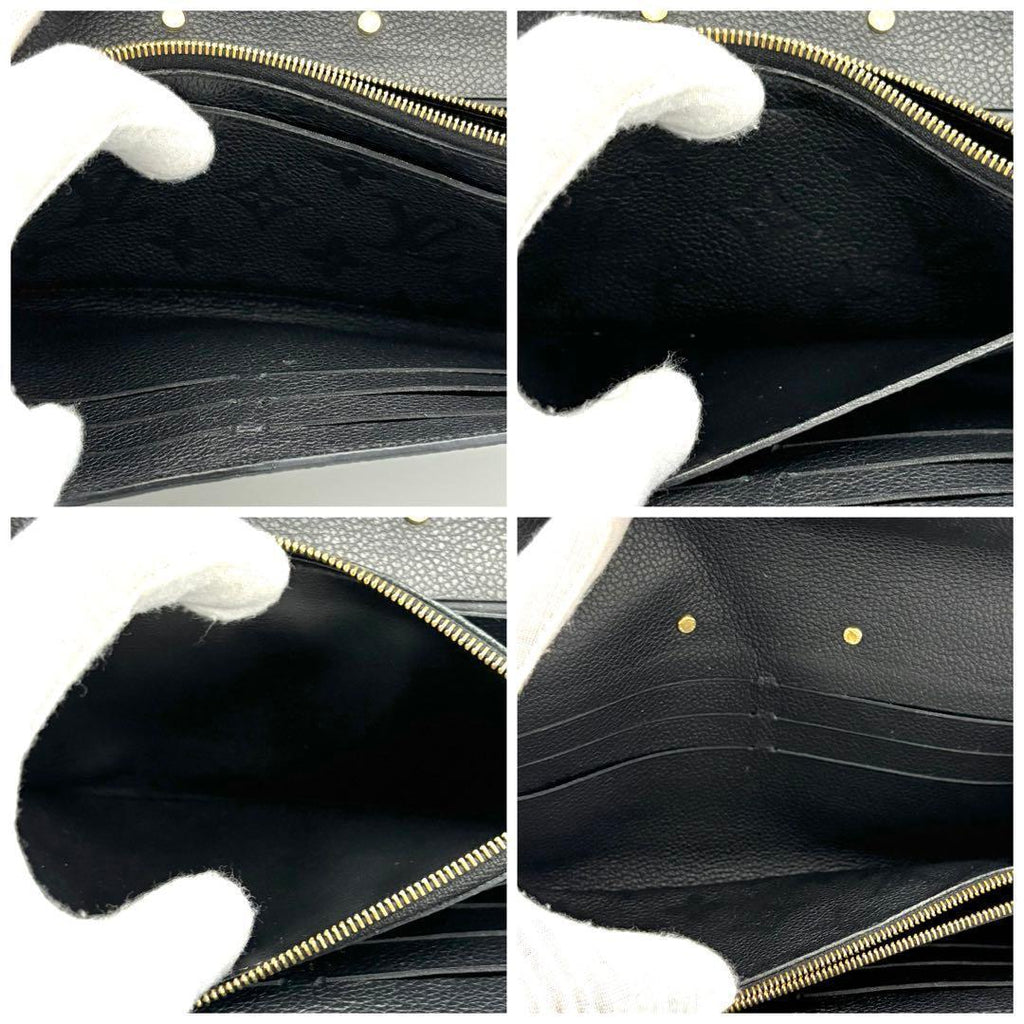 Louis Vuitton Wallet Portefeuille Sarah Metis Empreinte Black — view 5