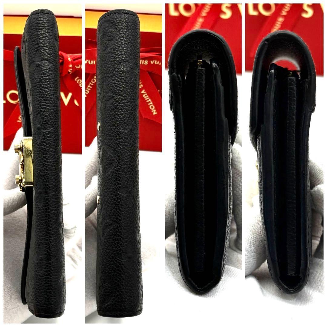 Louis Vuitton Wallet Portefeuille Sarah Metis Empreinte Black — view 6
