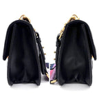 Dior Cannage Shoulder Bag Black Leather — view 6