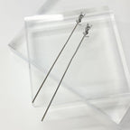 Saint Laurent Earrings Cassandra YSL Monogram — view 2