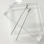 Saint Laurent Earrings Cassandra YSL Monogram — view 3