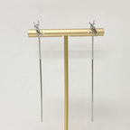 Saint Laurent Earrings Cassandra YSL Monogram — view 5