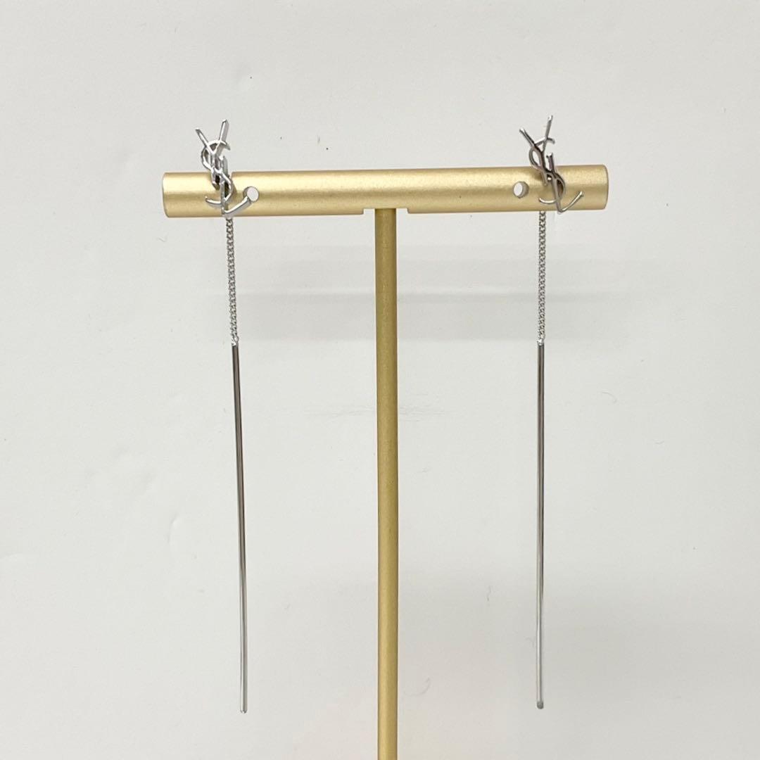 Saint Laurent Earrings Cassandra YSL Monogram — view 5