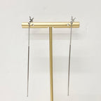 Saint Laurent Earrings Cassandra YSL Monogram — view 7
