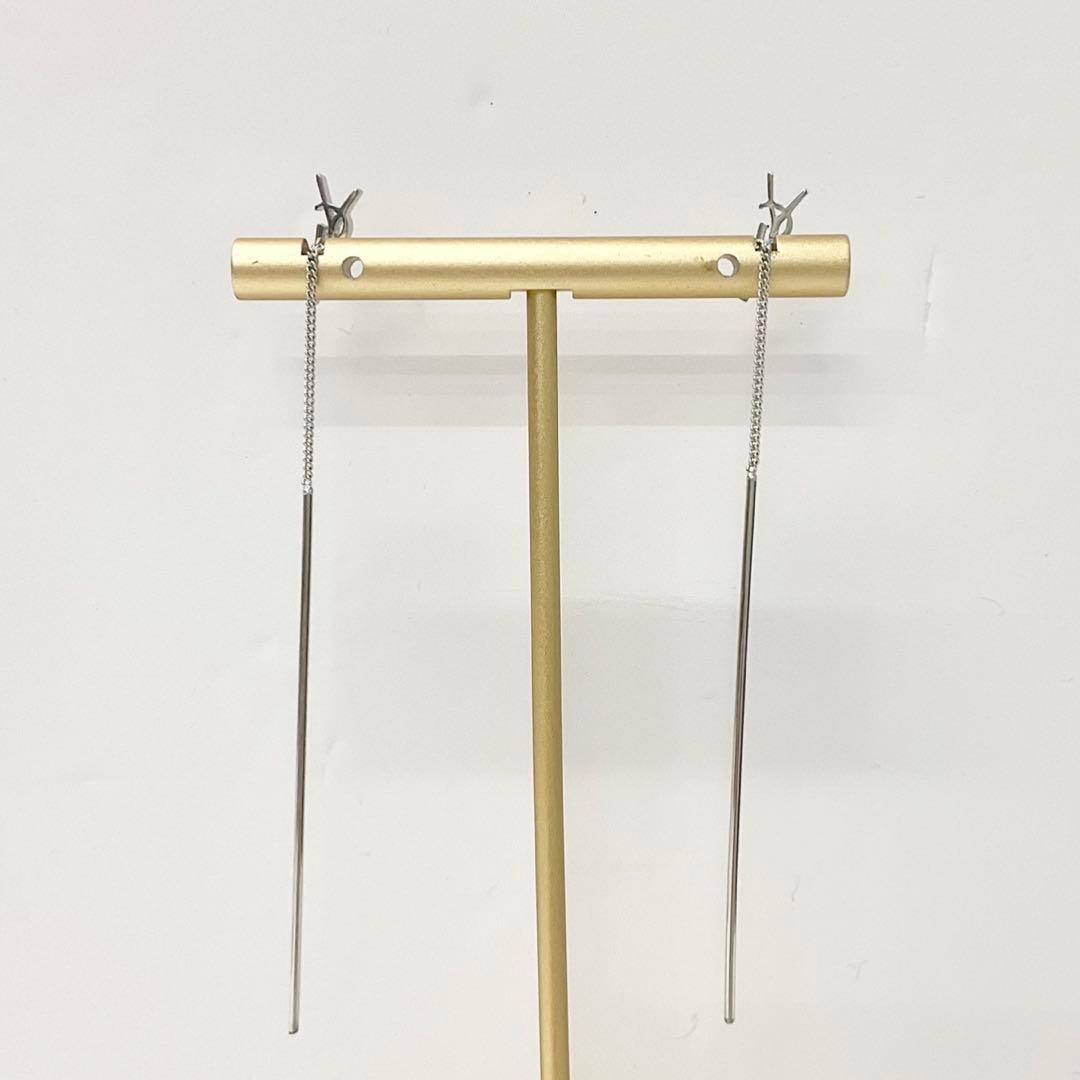 Saint Laurent Earrings Cassandra YSL Monogram — view 7