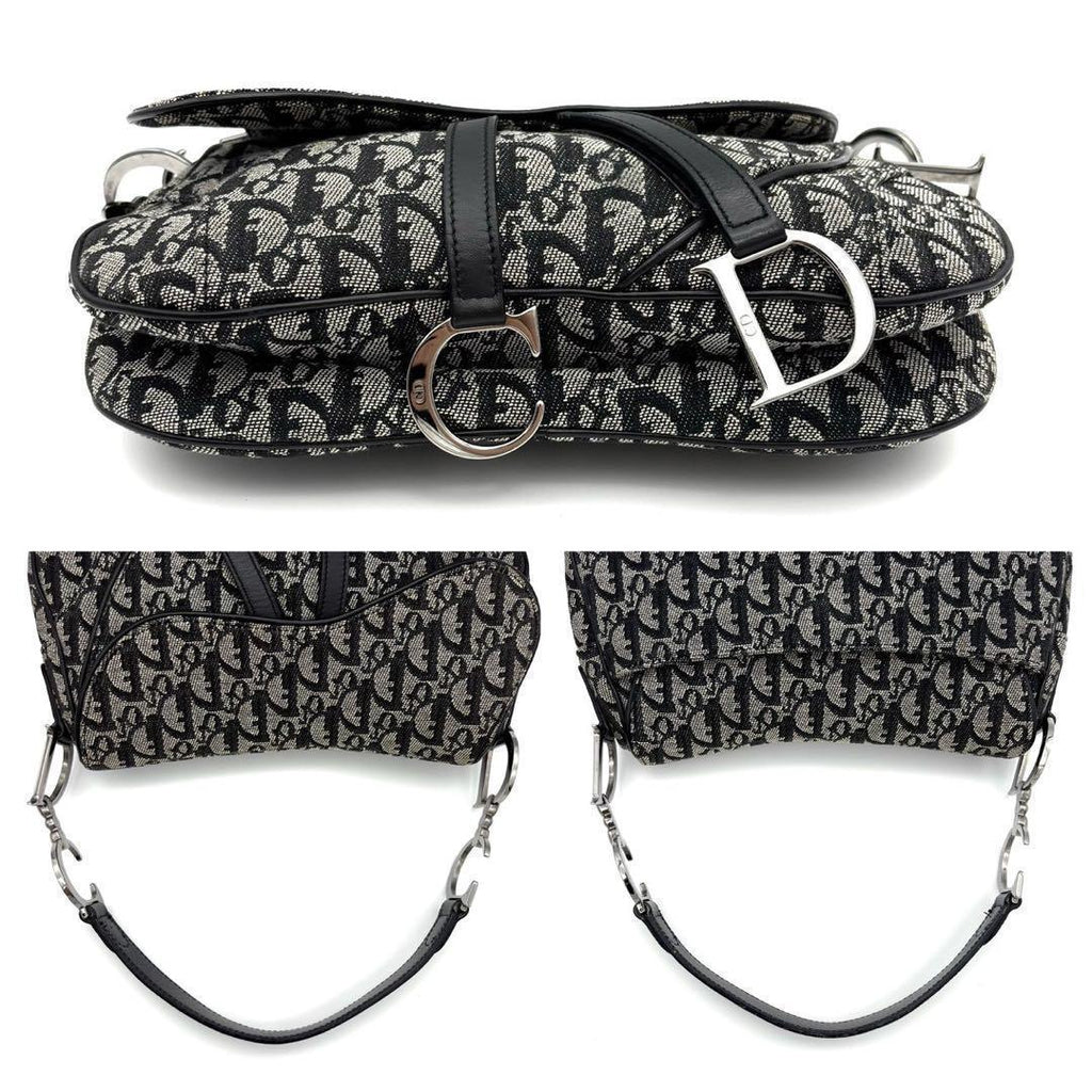 Dior Trotter Double Saddle Bag Gray — view 6