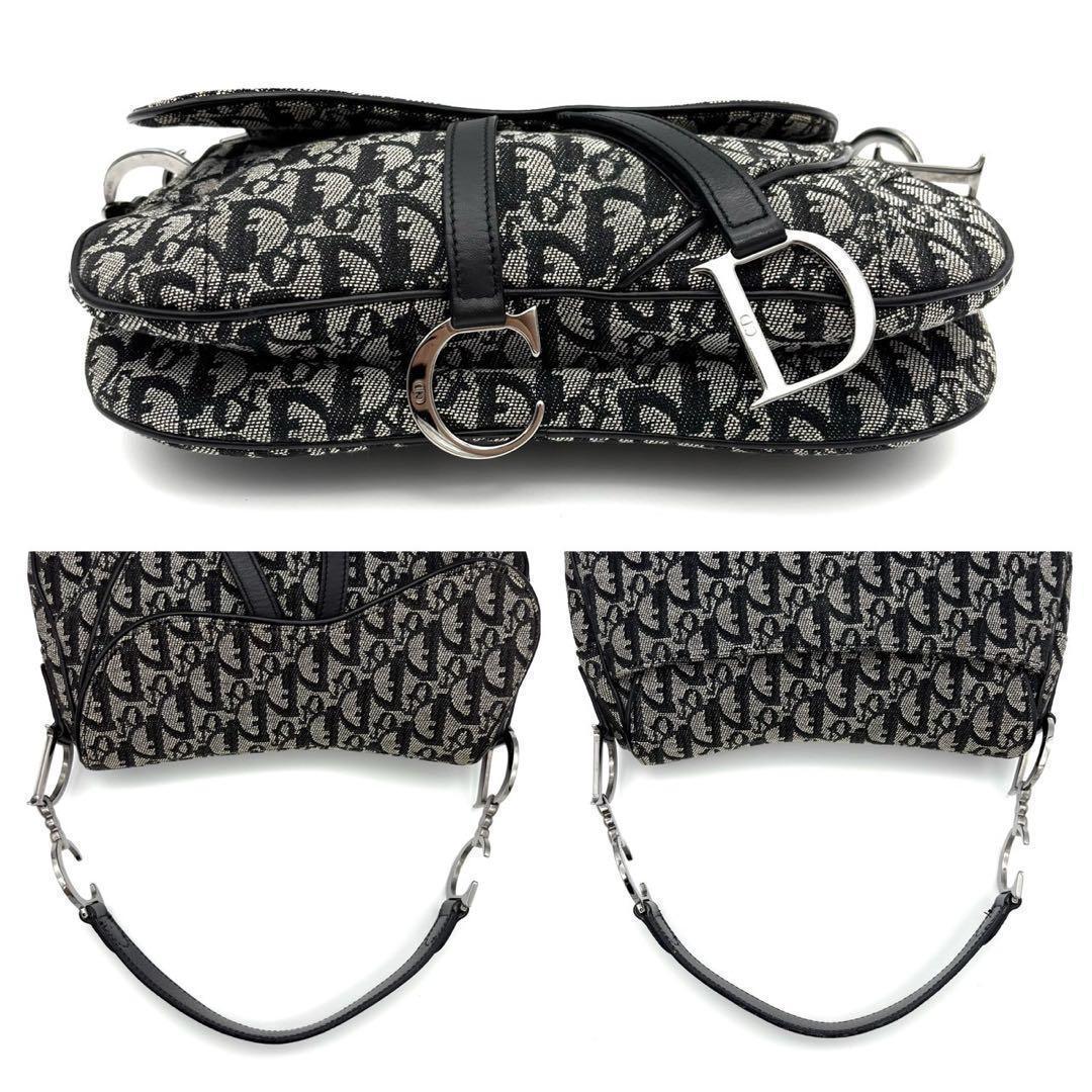 Dior Trotter Double Saddle Bag Gray — view 6