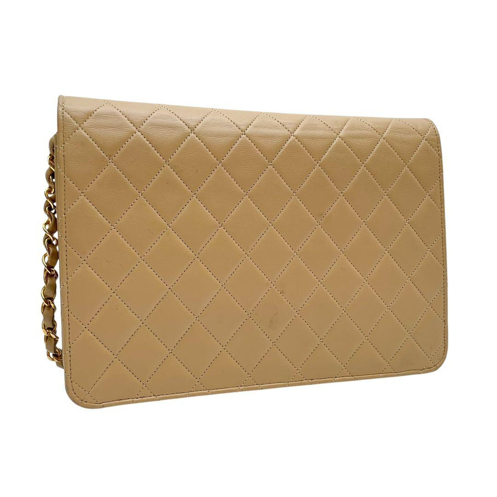 Chanel Lambskin Quilted CC Logo Chain Shoulder — view 2